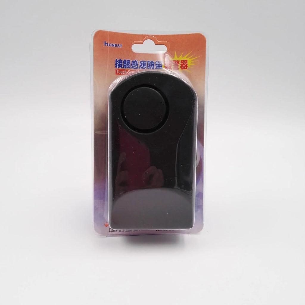 Black human body induction anti-theft alarm for wooden door metal lock model 902