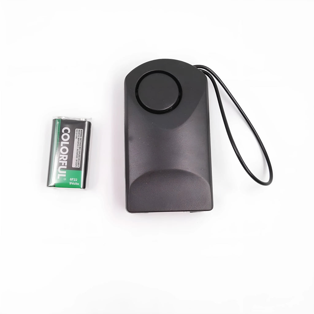 Black human body induction anti-theft alarm for wooden door metal lock model 902