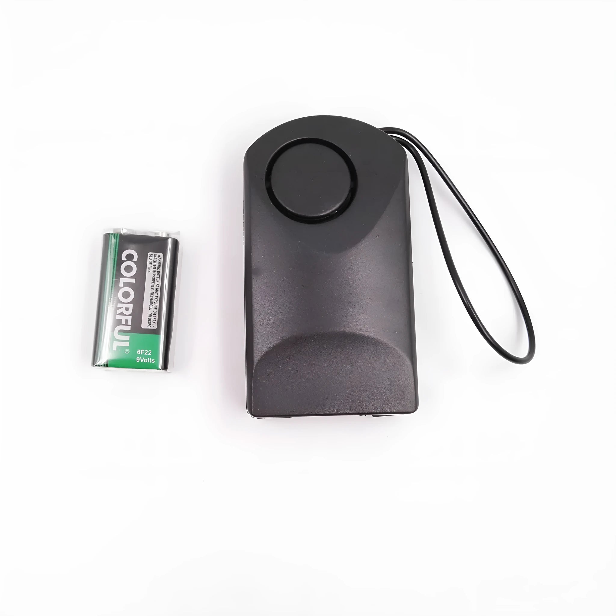 Black human body induction anti-theft alarm for wooden door metal lock model 902