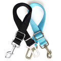 Dog car seat belt with nylon webbing fixed rope and clip buckle in multiple colour options