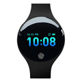 Smart watch with 0.66 inch screen in blue, black, orange, green or rose red colours showing 37mm dial