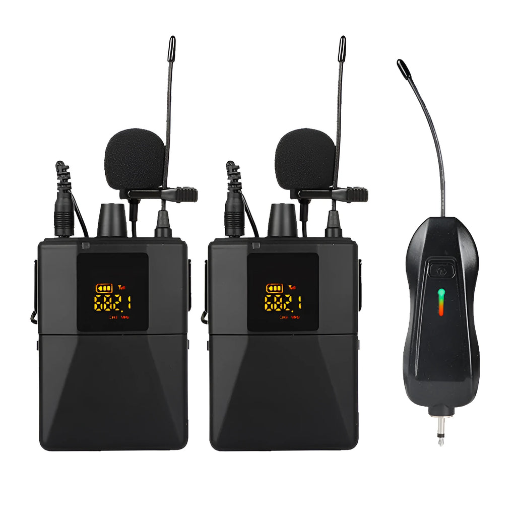 Little Bee X3 black wireless lavalier lapel microphone