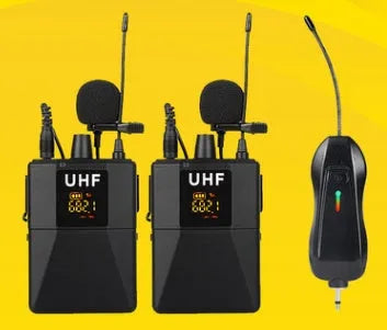 Little Bee X3 black wireless lavalier lapel microphone