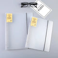 A5 26-hole loose-leaf notebook binder with horizontal line ruling and looped closure