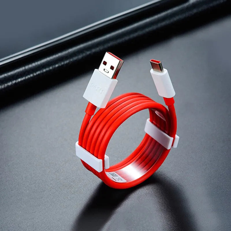30W English-style USB charger with 1 metre 6A fast charging data cable