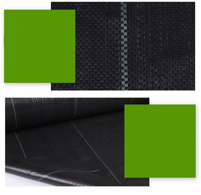 Black PE plastic weed-proof cloth for farmland weed suppression in multiple size options