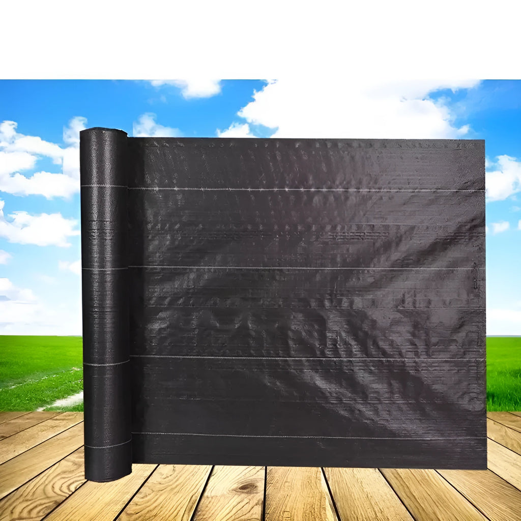 Black PE plastic weed-proof cloth for farmland weed suppression in multiple size options