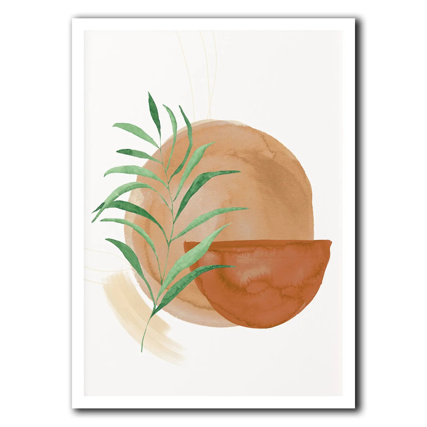 Bohemian style canvas painting wall art on unframed waterproof canvas material