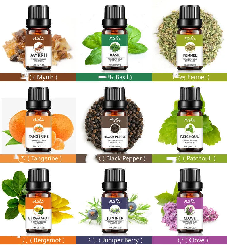 10ml tea tree essential oil bottle with dropper for aromatherapy and massage