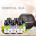 10ml tea tree essential oil bottle with dropper for aromatherapy and massage