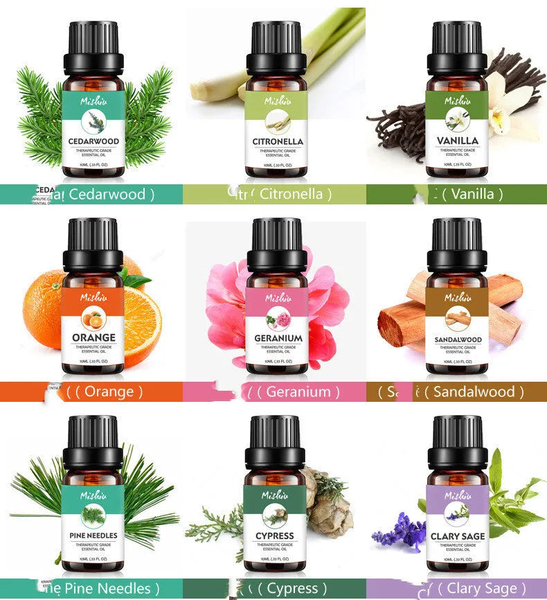 10ml tea tree essential oil bottle with dropper for aromatherapy and massage