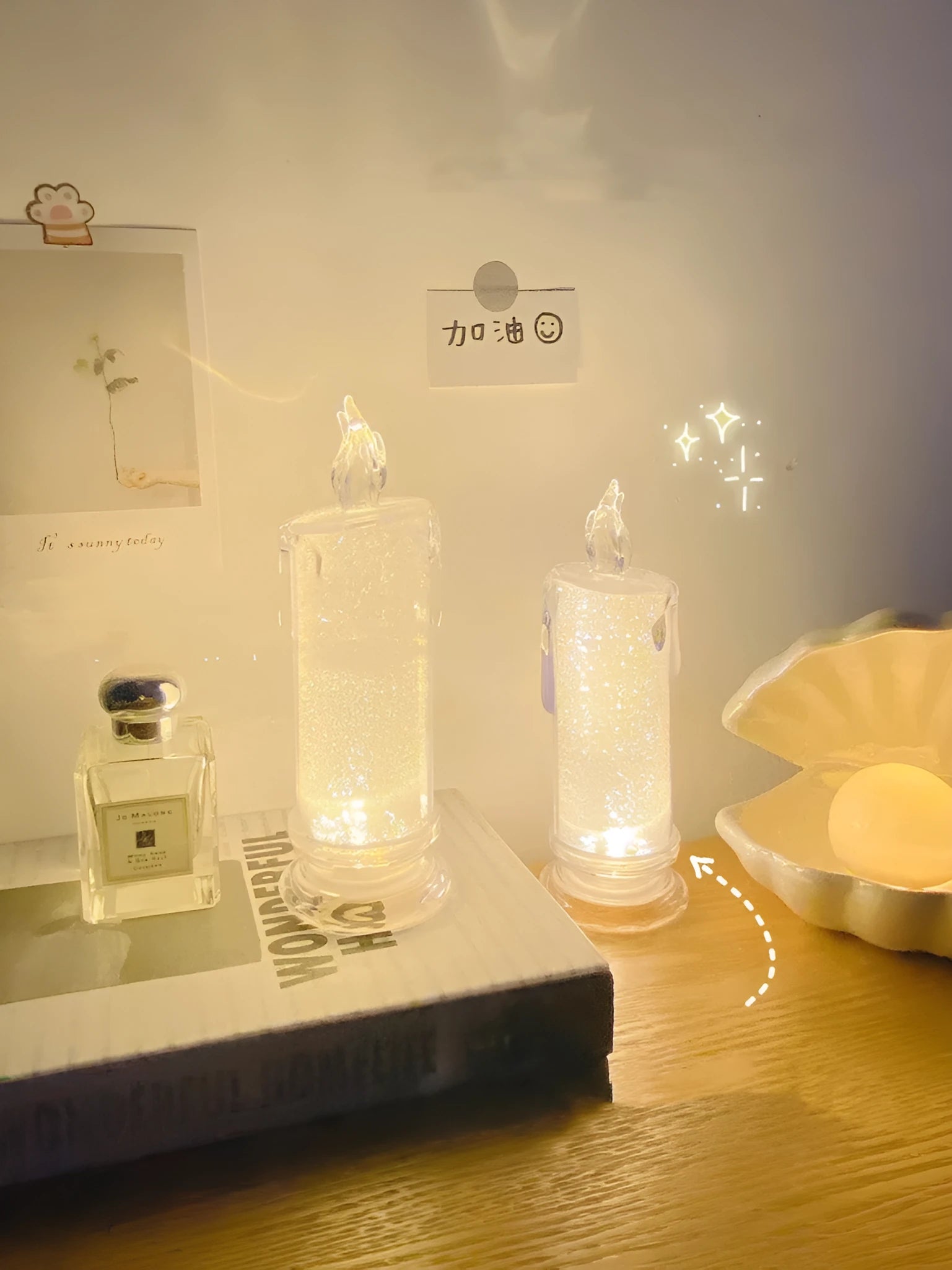 LED bedside lamp with optional message board design and low voltage operation