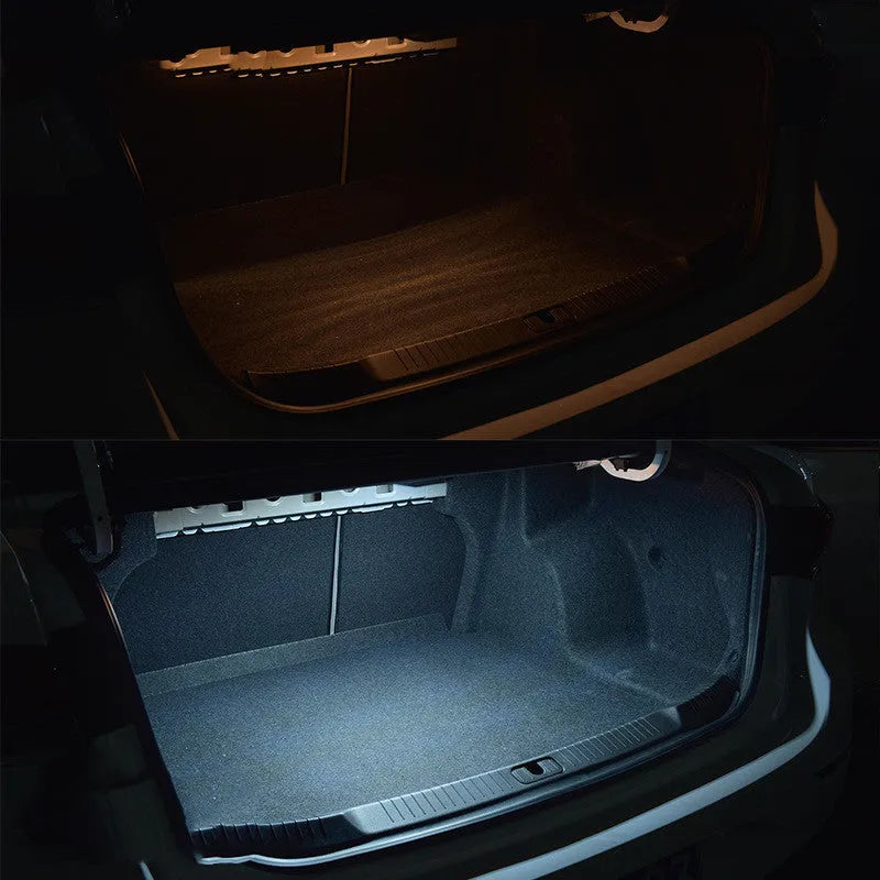 Black car LED reading lamp interior ceiling light 12x9mm with white light output for GM vehicles