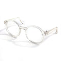 Plastic cat glasses for pets in green, black, pink, brown, transparent, leopard print and sky blue
