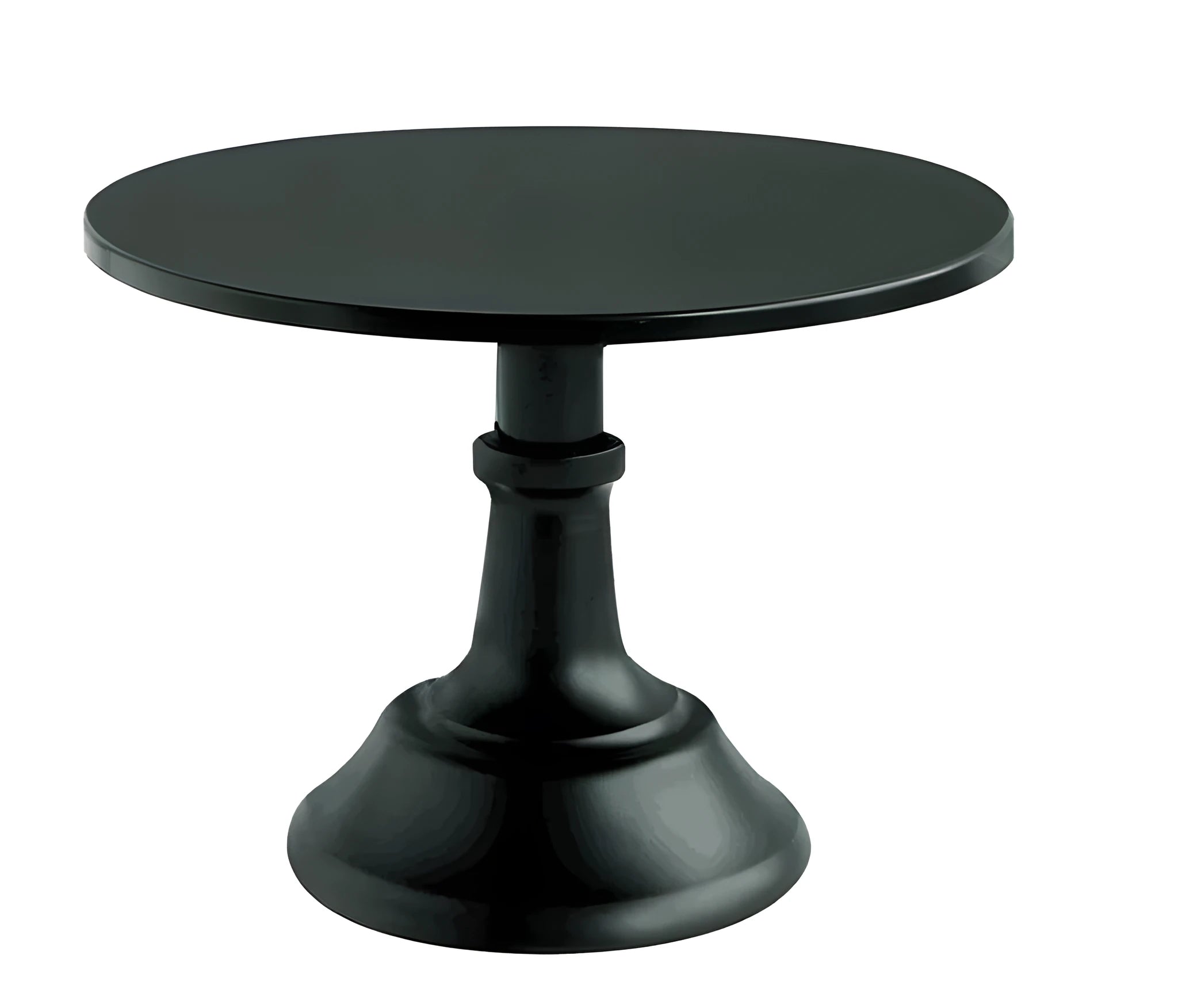 Three-tier 10-inch dessert tray with 25cm high sections in gold colour for cake display.