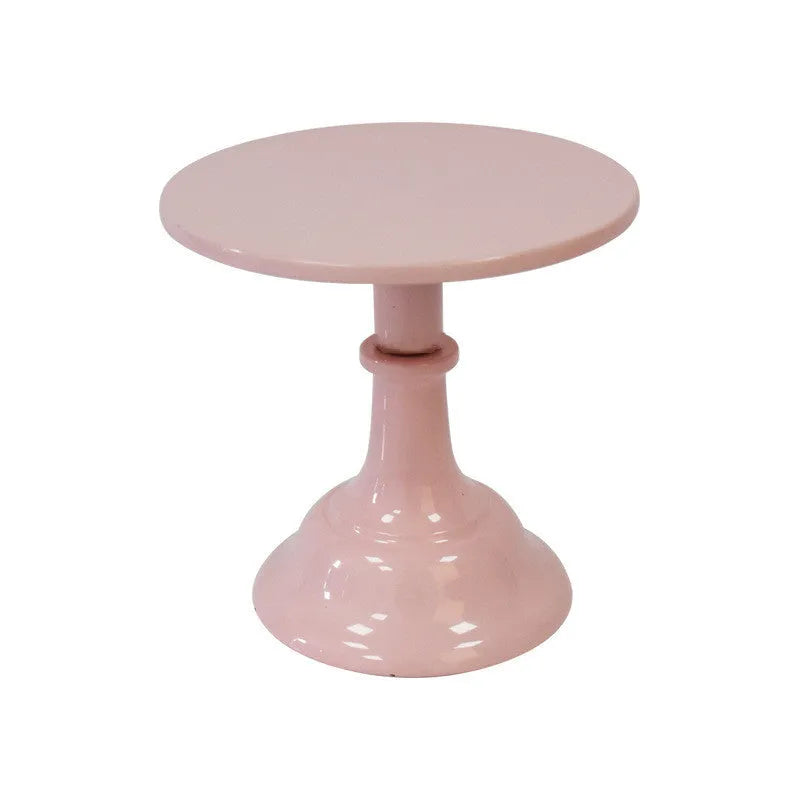 Three-tier 10-inch dessert tray with 25cm high sections in gold colour for cake display.