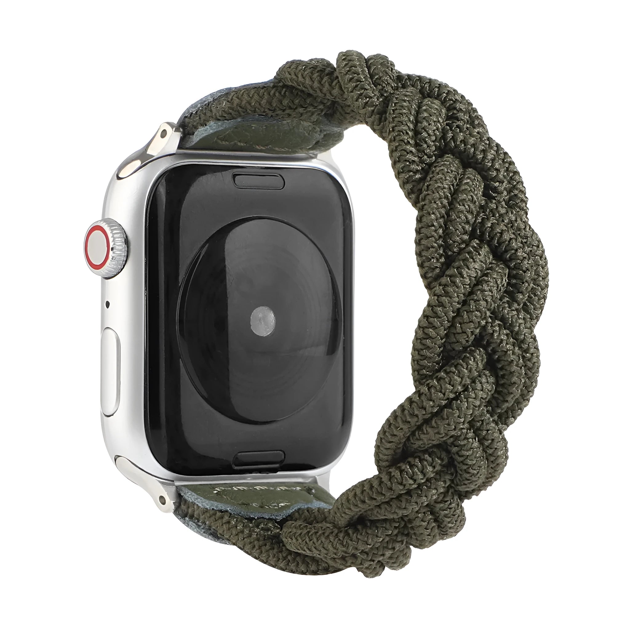 Braided single loop watch strap compatible with Apple Watch Series 1-6 in multiple colours and sizes