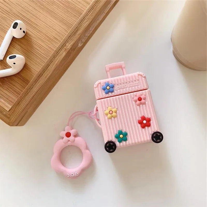 Silicone flip protective case for AirPods 1st and 2nd generation in six colour options