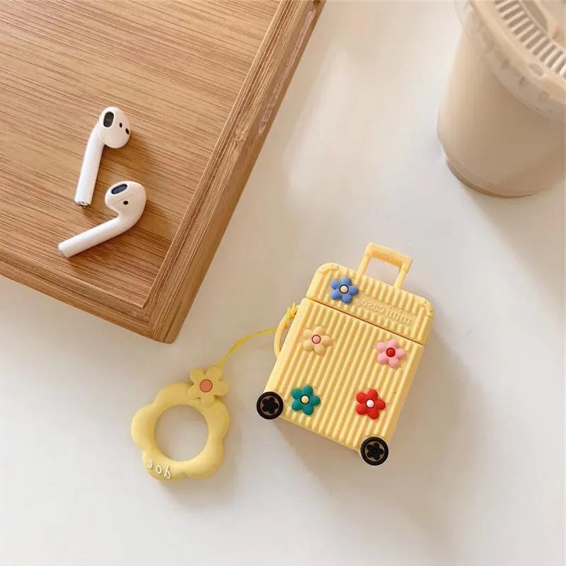 Silicone flip protective case for AirPods 1st and 2nd generation in six colour options