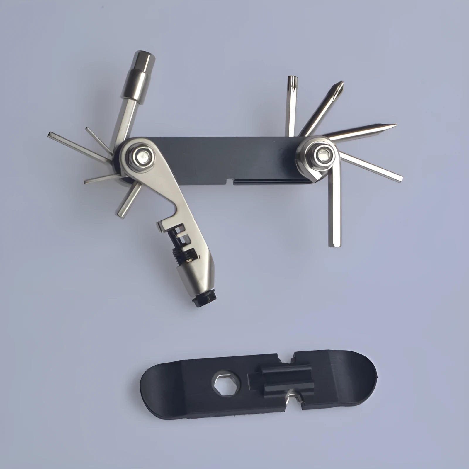 Chrome vanadium steel bicycle repair tools combination tool in four colour options