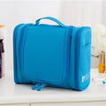 Travel waterproof cosmetic bag in ABS material, available in green, with zipper closure