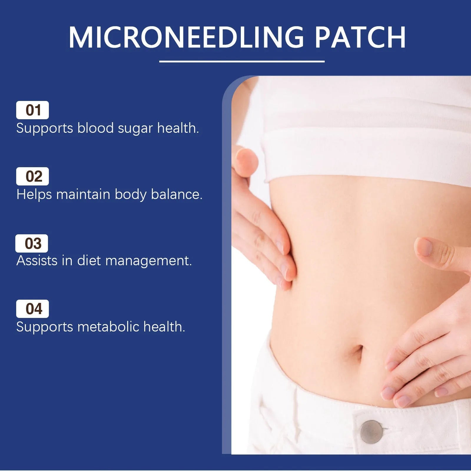 Pack of four clear, gel-based body care patches for moisturising, containing ginger and panthenol.