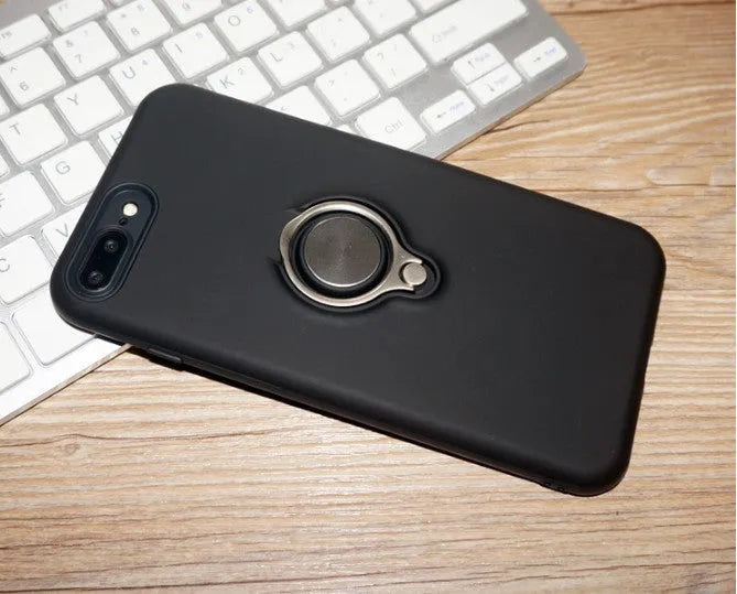 Magnetic polycarbonate and TPU back cover case for iPhone, shown in multiple solid colour options.