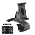 Plastic snap-on car phone holder for dashboard with YBJ wide head colour option
