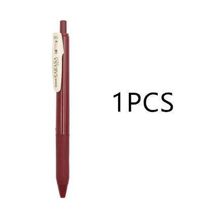 0.5mm bullet press water pen in retro colour options with refillable gel ink cartridge