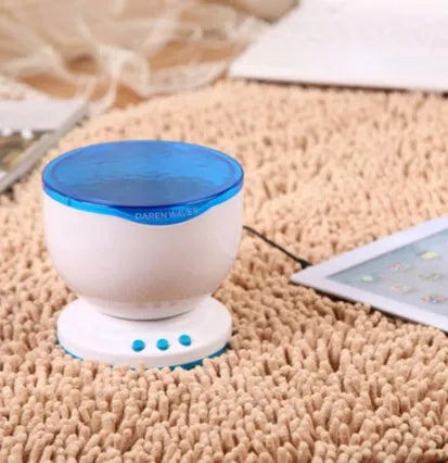 Blue ocean lamp projection unit with DLP correction for children's puzzle activities