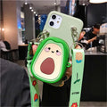 Cartoon camouflage silicone wallet case for Huawei phones with integrated card slot in multiple colours