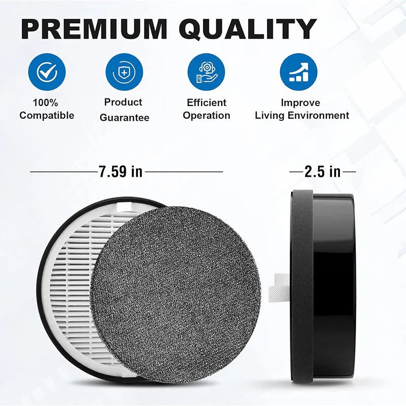 Levoit LV-H132 air purifier replacement carbon filter and cotton kit
