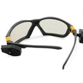 Yile anti impact goggles with integrated LED lamp for night light use, polycarbonate safety lens