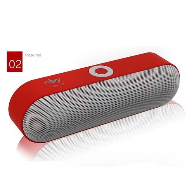 Outdoor portable wireless Bluetooth speaker with ABS plastic shell in blue, black, red, silver grey, 183x60x56mm
