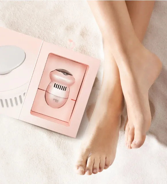 Electric foot file grinder machine with vacuum system for callus removal