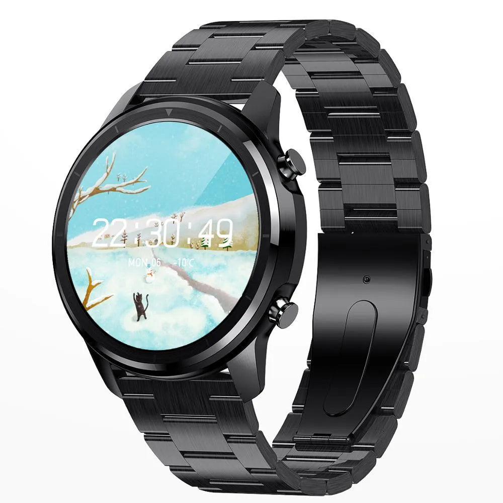 LEMFO LF26 smart bracelet with 1.3 inch display showing fitness tracking interface