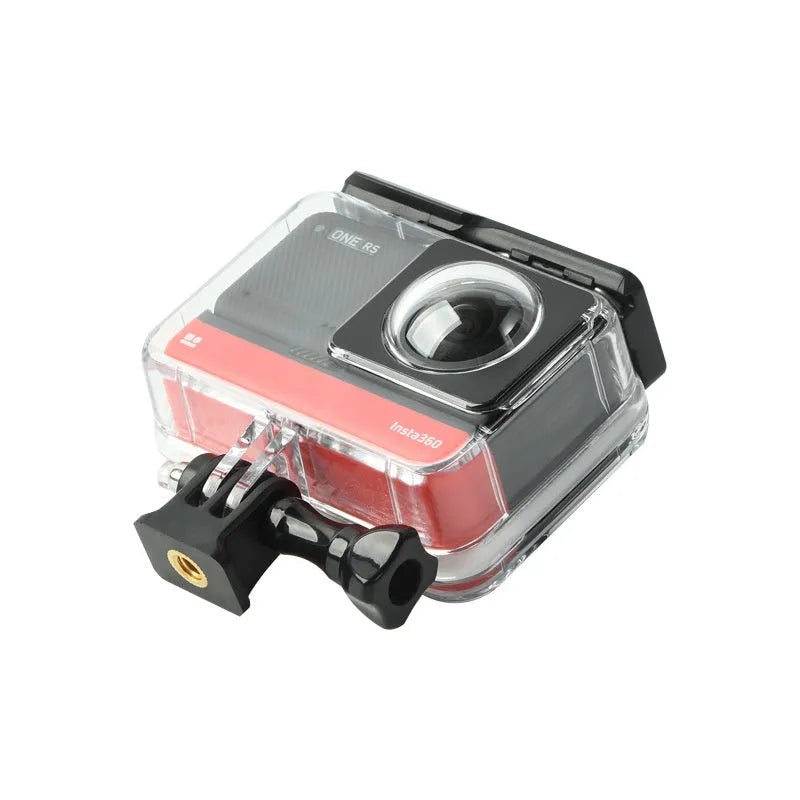 Transparent Insta360 One RS panoramic camera waterproof underwater housing case