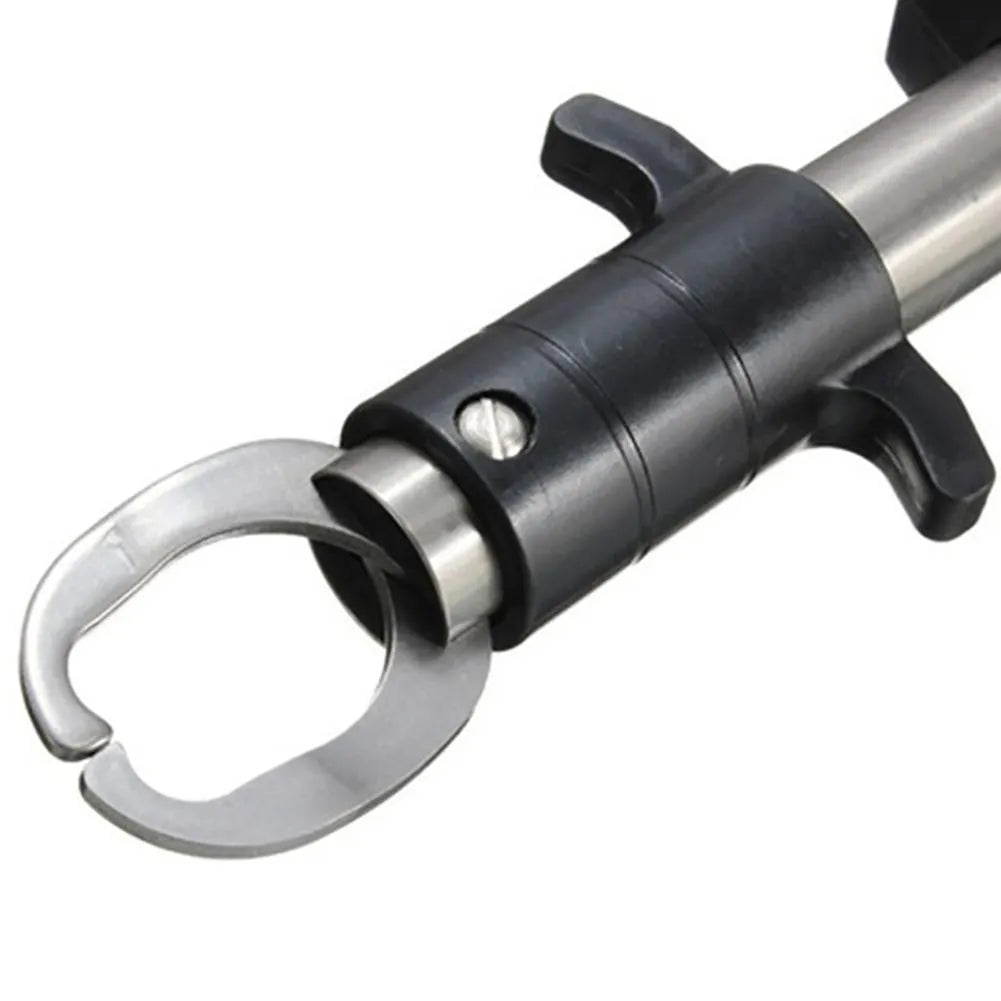 3 in 1 digital fishing pliers with fish scale and 1m tape measure, stainless steel and ABS, 31cm, black