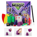 Plastic magic prop set toy for children aged 3-7 in purple or red colour options.