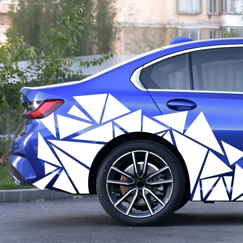 200cm x 60cm PET vinyl car sticker roll in five colours for wheel arch decoration