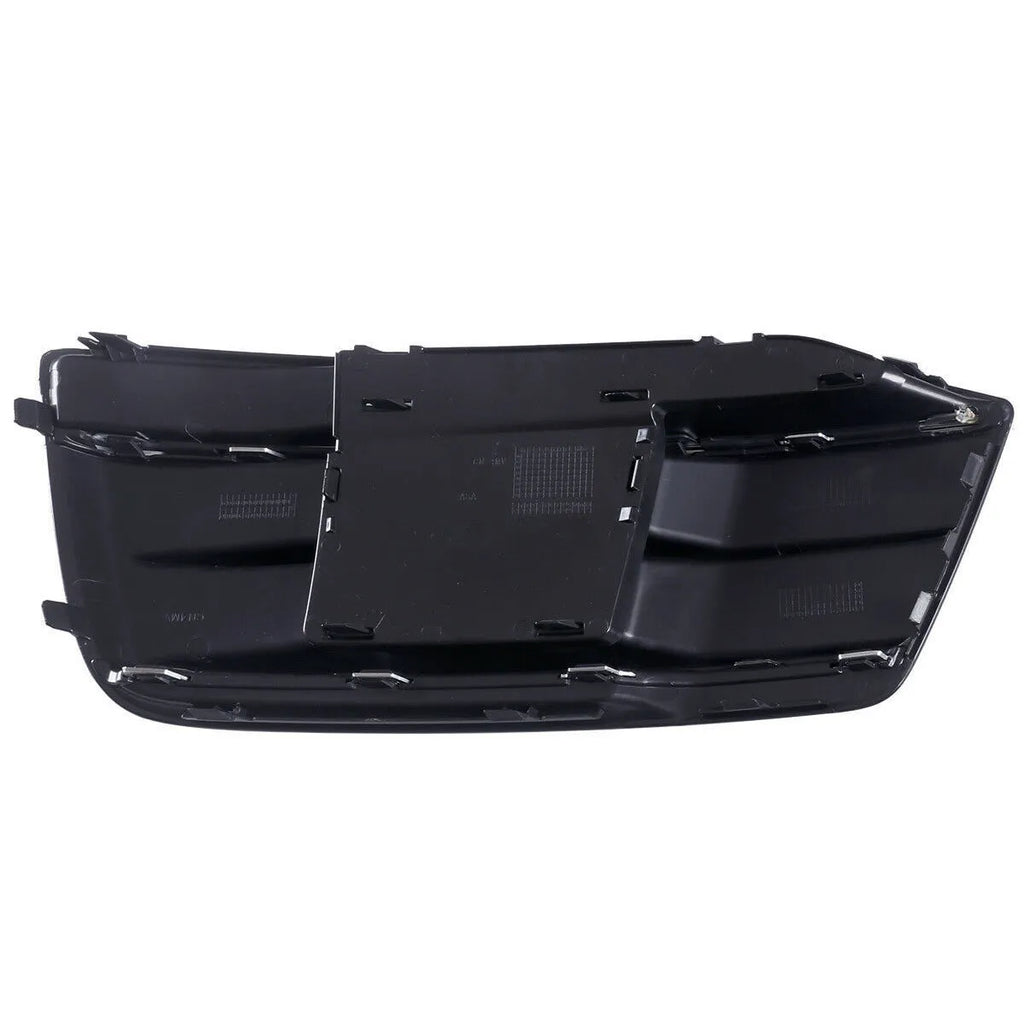 Audi Q5 front bumper lower grille replacement set showing left D154L and right D154R components in black ABS plastic