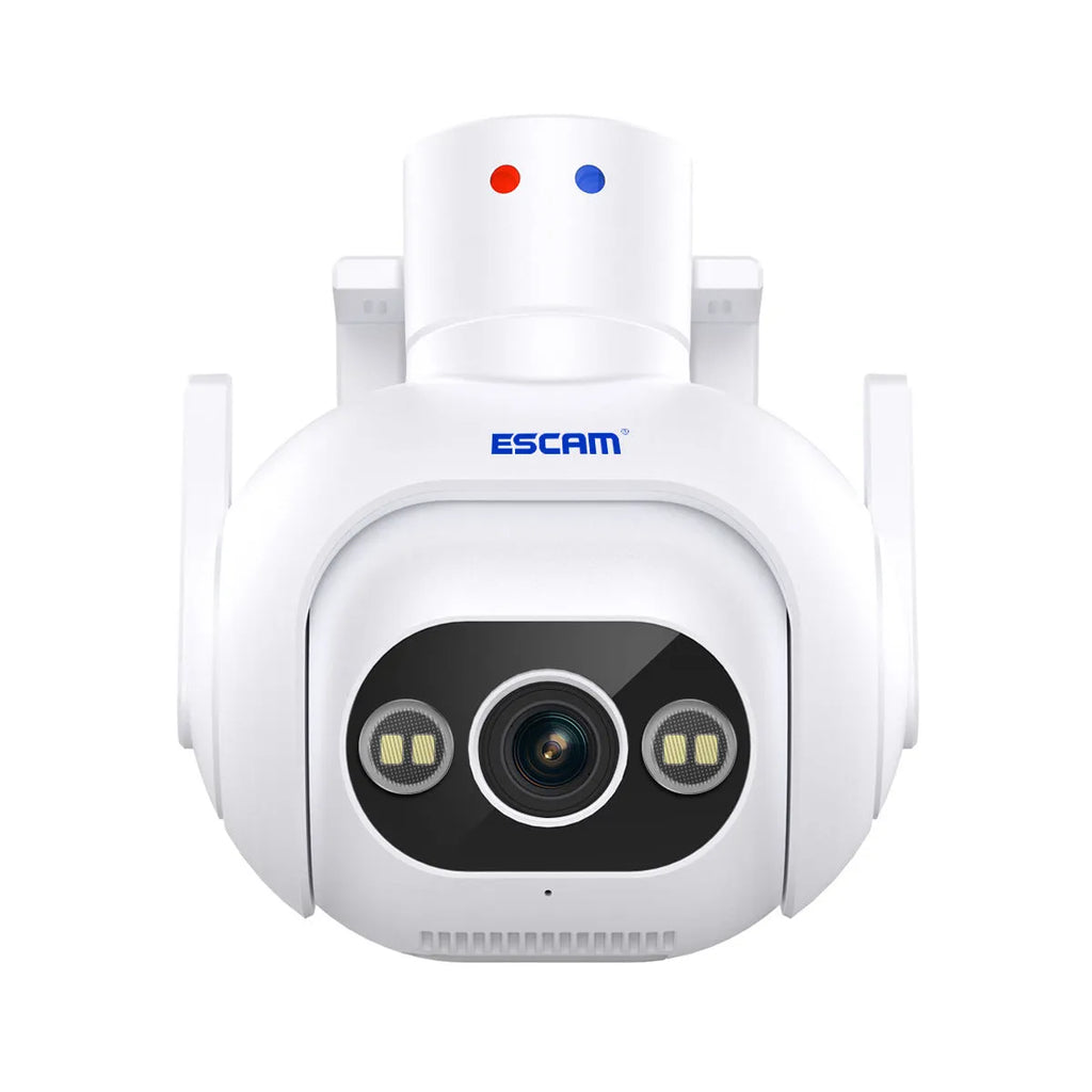 Outdoor 4MP IP66 security camera with wall mount bracket and colour night vision capability