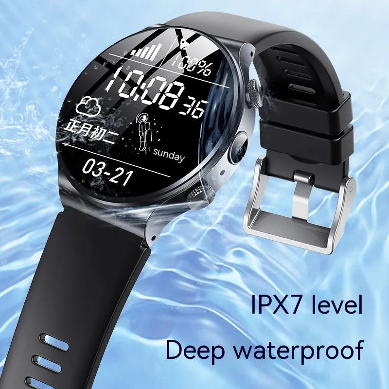 Fashion smart watch with video display in black or white colour options