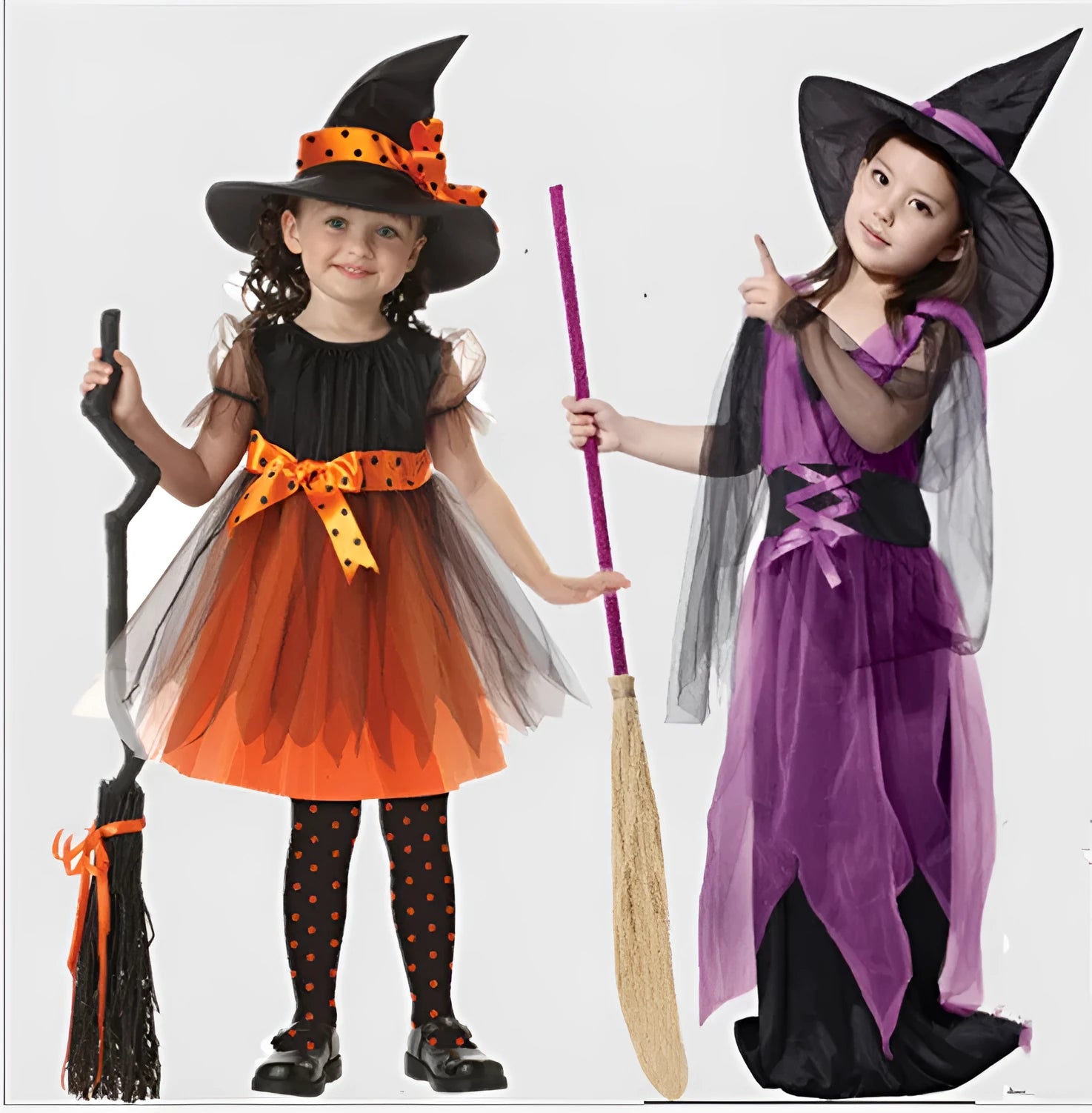 Witches role play costume in linen fabric available in multiple sizes and colour designs