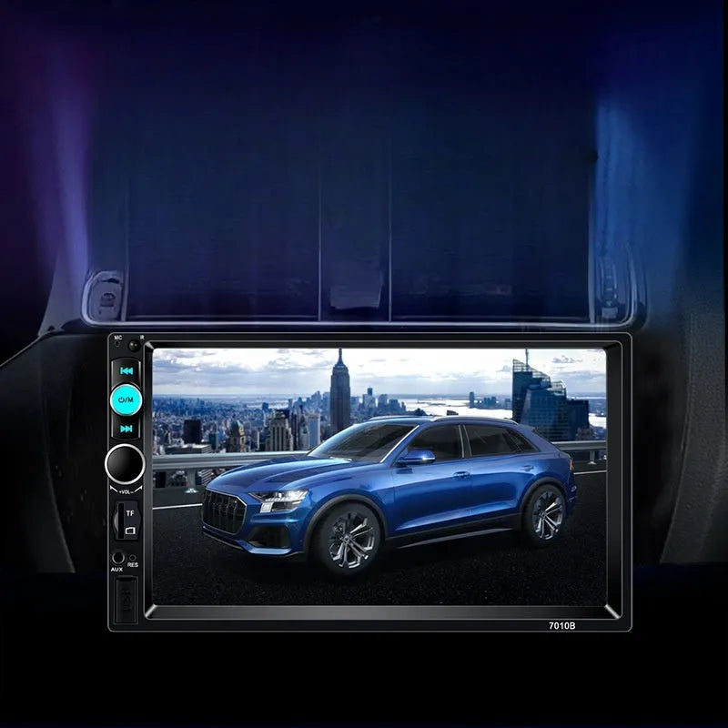 7-inch Bluetooth car player with LCD screen for vehicle audio upgrade with hands-free calling