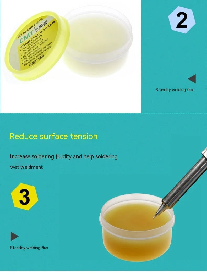 Rosin block soldering flux for electric soldering iron in 50g or 85g format