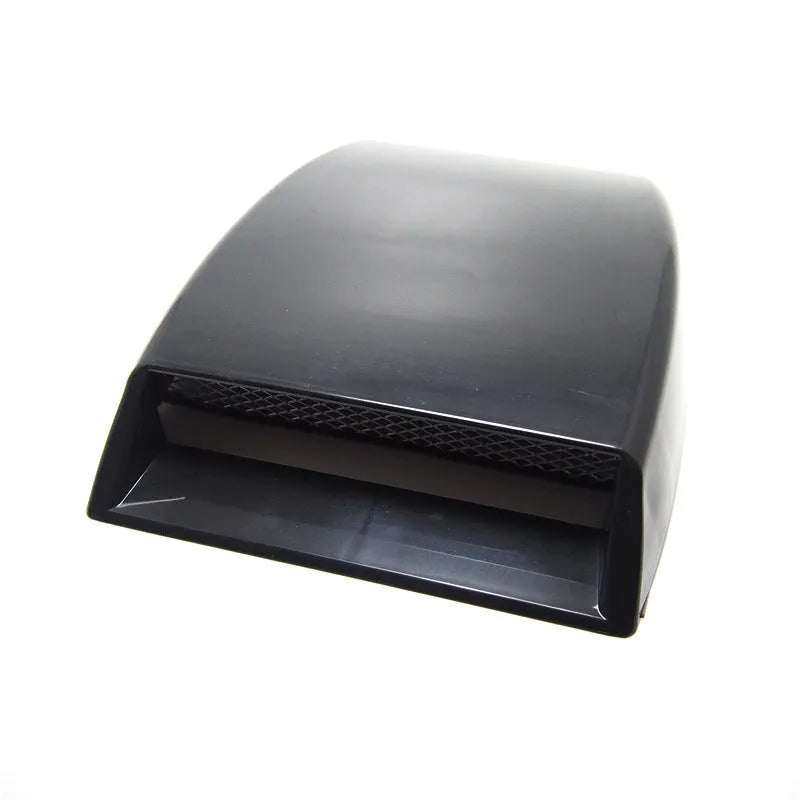 Car air vent hood simulation sticker 26x17cm ABS black plain pattern