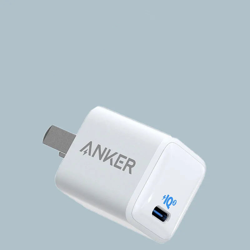 White 18W USB travel mobile phone charger with UK plug