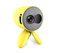 YG220 portable LED projector in yellow or white colour with international plug options