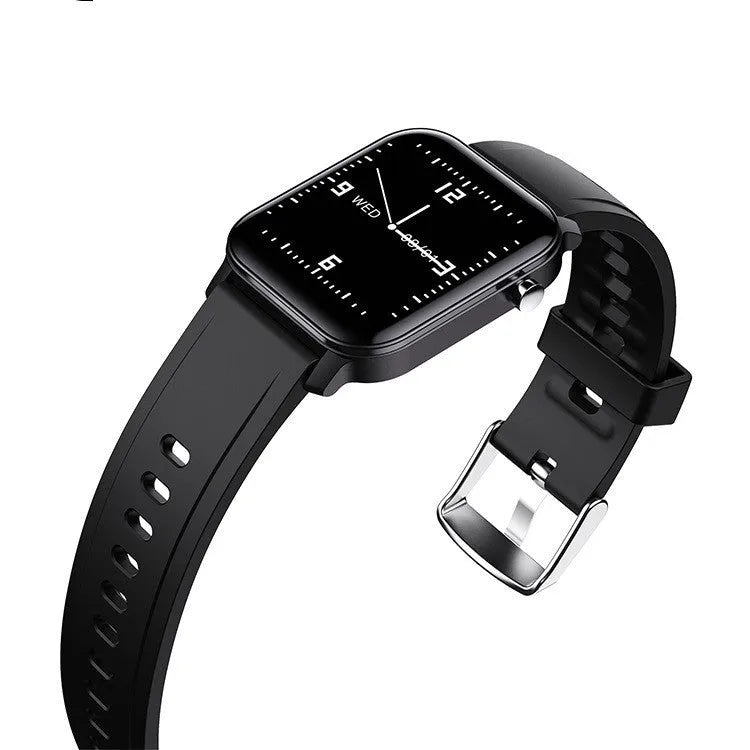 M2 smart bracelet watch with black silicone wristband and 1.4-inch colour display showing health metrics